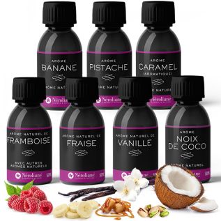 Conjunto de 7 aromas naturales en una botella de 50 ml. | Neroliane